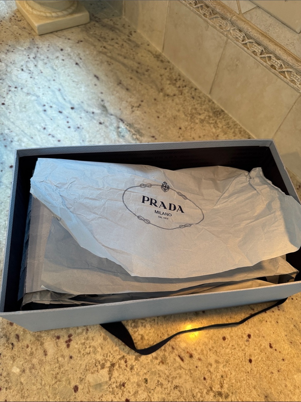 Prada Natural Raffia Crisscross Slide Sandals with Gold Logo - Picture 8 of 9